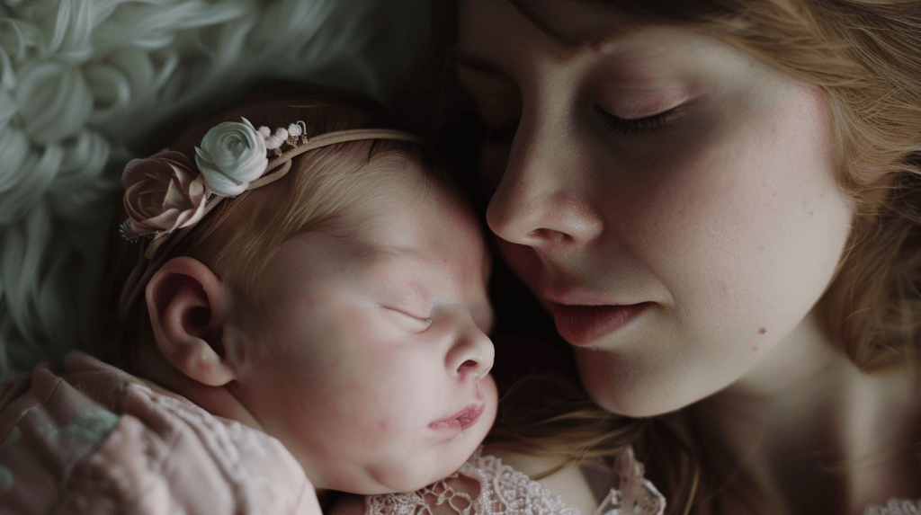 Sample image from the overall best camera lens for newborn photography
