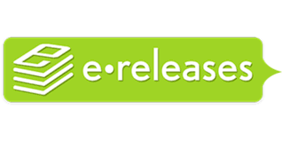 Logo of eReleases, featuring a green background with white text and an icon of stacked papers.